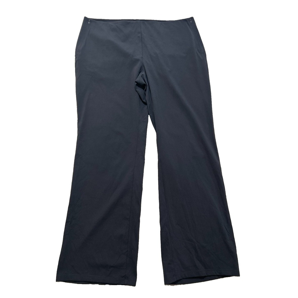 Lululemon Women's 18 Smooth Fit Pull-On High-Rise Pants Black Dress Pants